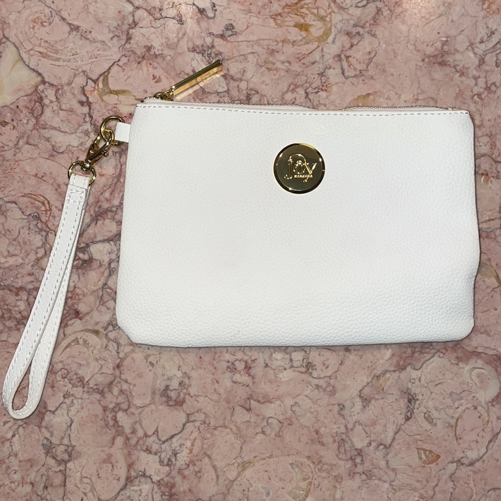 Joy Mangano Ivory Wristlet
